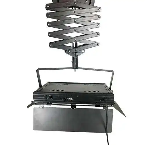 舞台灯光架_柔光灯吊架 恒力铰链吊杆 演播室灯光吊挂设备 三基色1米