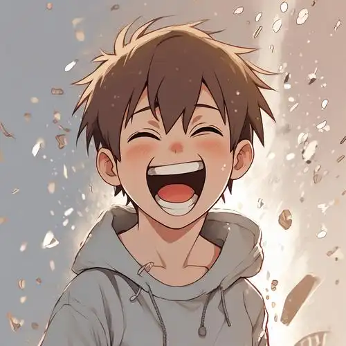 哈哈大笑的趣味头像