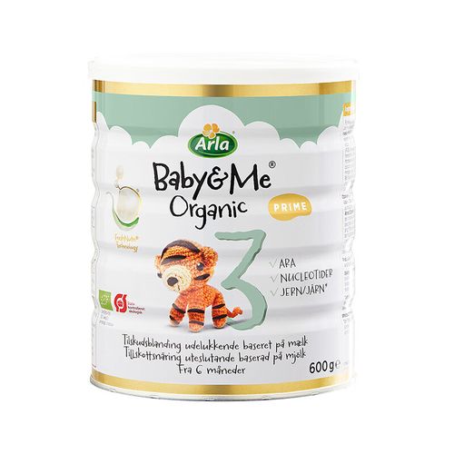 arla丹麦原装阿拉有机婴幼儿配方奶粉 白金版宝贝与我baby me 3段(1-3