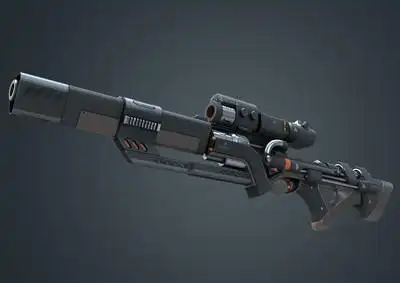 pbr高质量 科幻枪械 科幻步枪 scifi 硬科幻 未来武器 自动 突击步枪