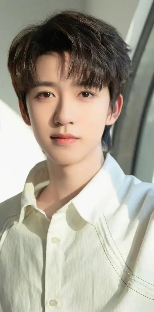 贺峻霖白衬衫光影随拍