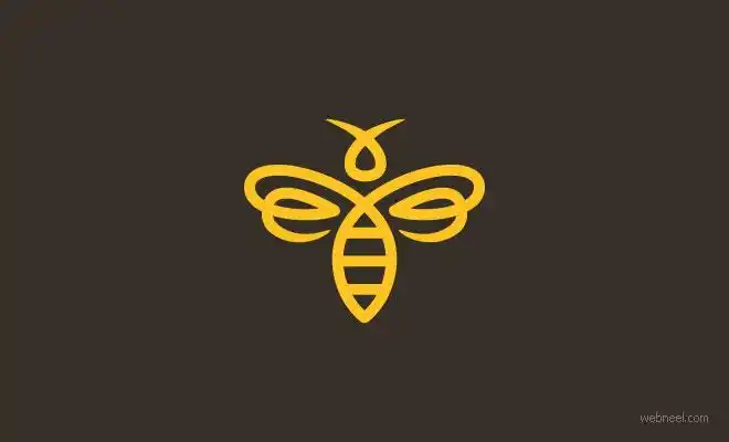 23个顶级设计师的创意蜜蜂标志设计_logo欣赏_ps家园网