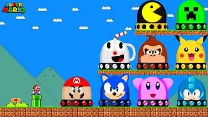 超级玛丽:,马里奥挑战9种怪物按钮,结果如何