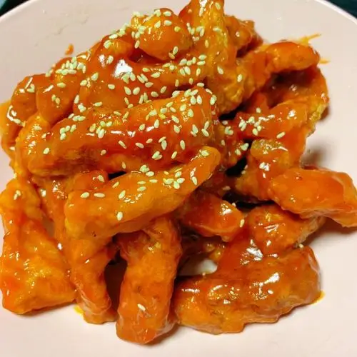 葡萄小九子做的糖醋里脊