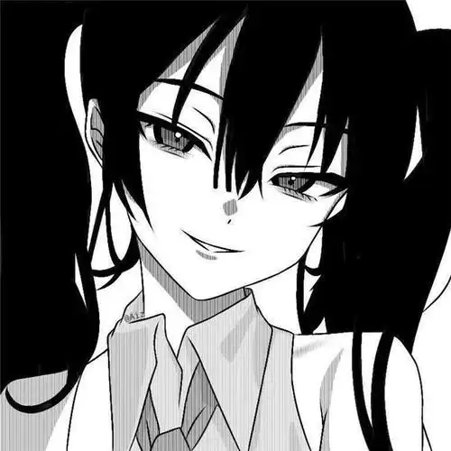 动漫黑白头像情侣不明显一左一右图片