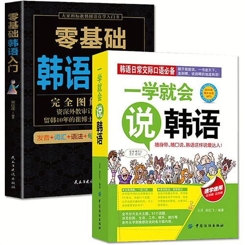 韩语入门书零基础自学初级教材学口语发音单词速成图书籍