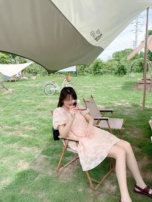 夏天穿裙子  #夏日最爱连衣裙  #粉色少女心