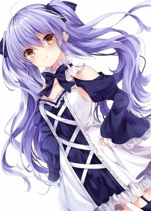 动漫人物壁纸 ·紫发少女