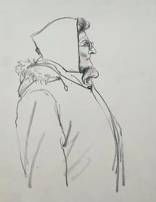 阿杜手绘速写练习作品有临摹大师有写生