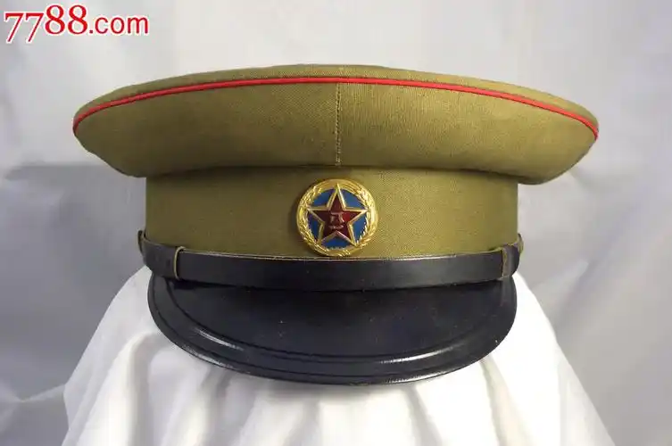 原装全品55式陆*大檐帽配全品原漆大帽徽