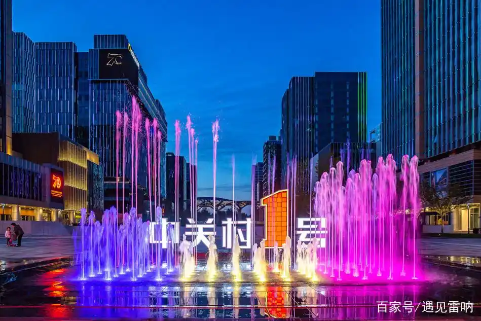 国庆假期,中关村壹号夜景