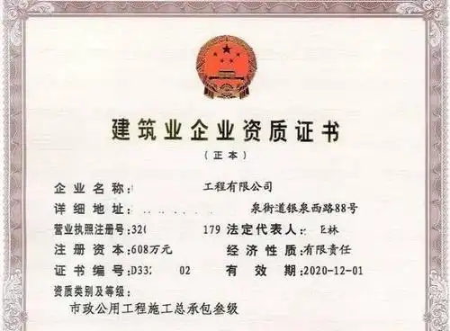 像是企业获得的由地方监管局,国家,专业机构颁发的相应资质证书这种