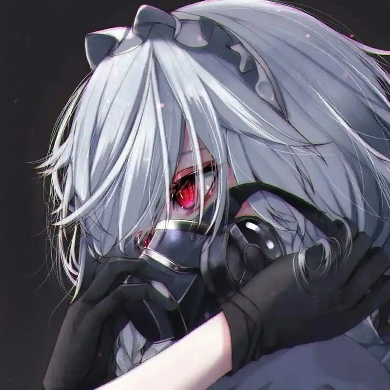 白发红眸 小姐姐头像.