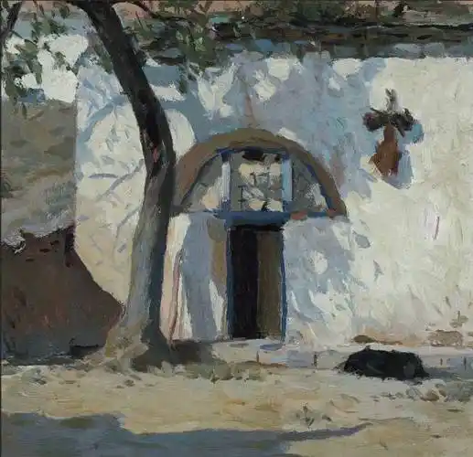 靳尚谊风景作品欣赏