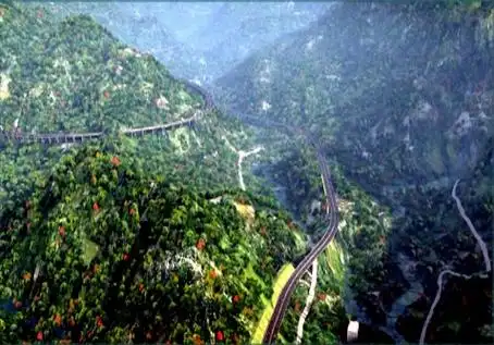 [新闻]螺旋隧道转两圈 雅西高速公路爬上拖乌山 - 路人@行者 - 路人