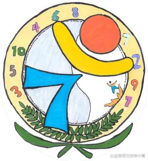 小学生1-6年级数学科目特色作业用数学知识制作班级徽章班徽