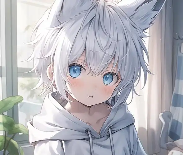 可爱的兽耳小男孩