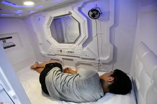 京沪等地现共享睡眠舱半小时6元有空调wifi