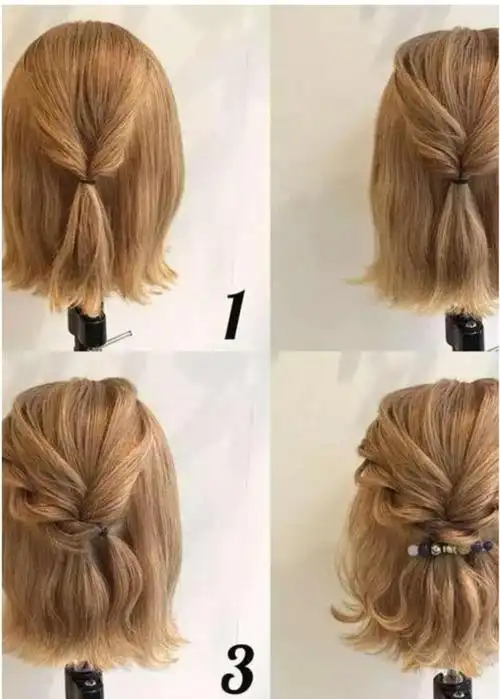 短发怎么扎好看女生短发如何编好看