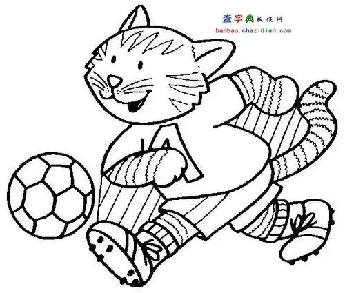 小鼠小动物的运动会滑冰的北极熊简笔画运动动物情景简笔画动物运动会