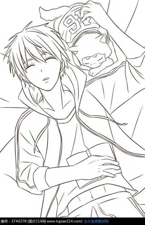 简笔画头像男生呆萌搞怪手绘简笔画人物男生手绘漫画人物男简笔画男孩