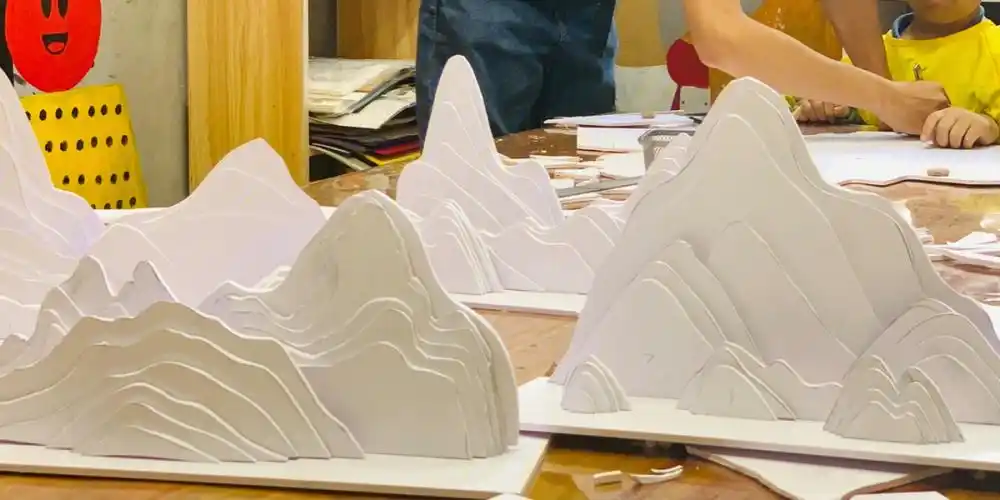 立体构成层面排列3