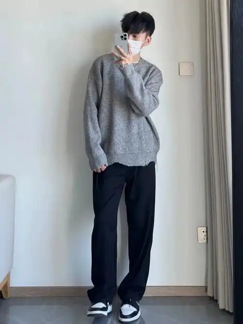 男装2024新款日系男装衣服春秋季男牛仔裤夹克外套男春天穿搭套装