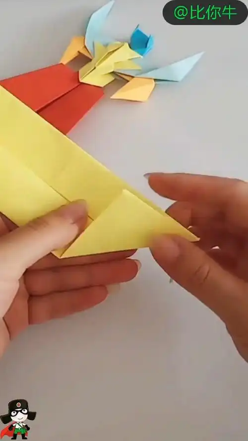 教你折一个擎天柱手残也能学会