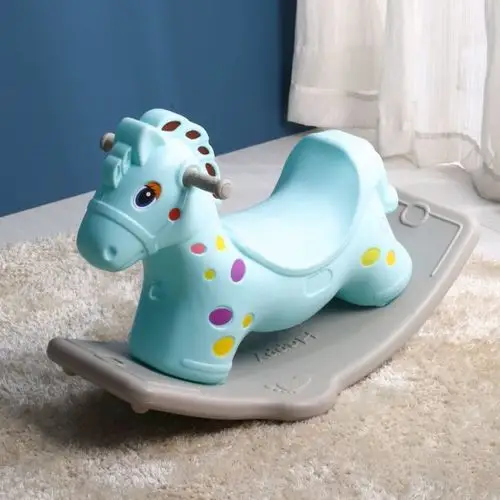 儿童摇摇马男女孩子小木马摇马加厚1-2周岁礼物宝宝益智玩具