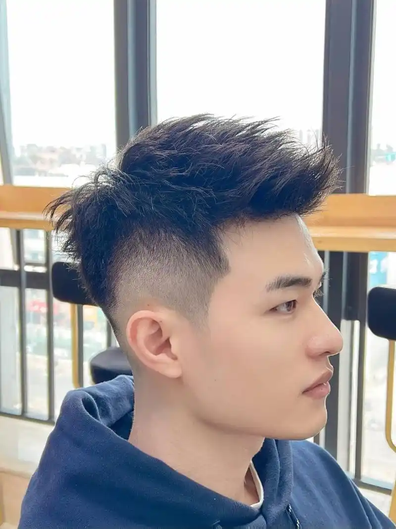 美式渐变飞机头