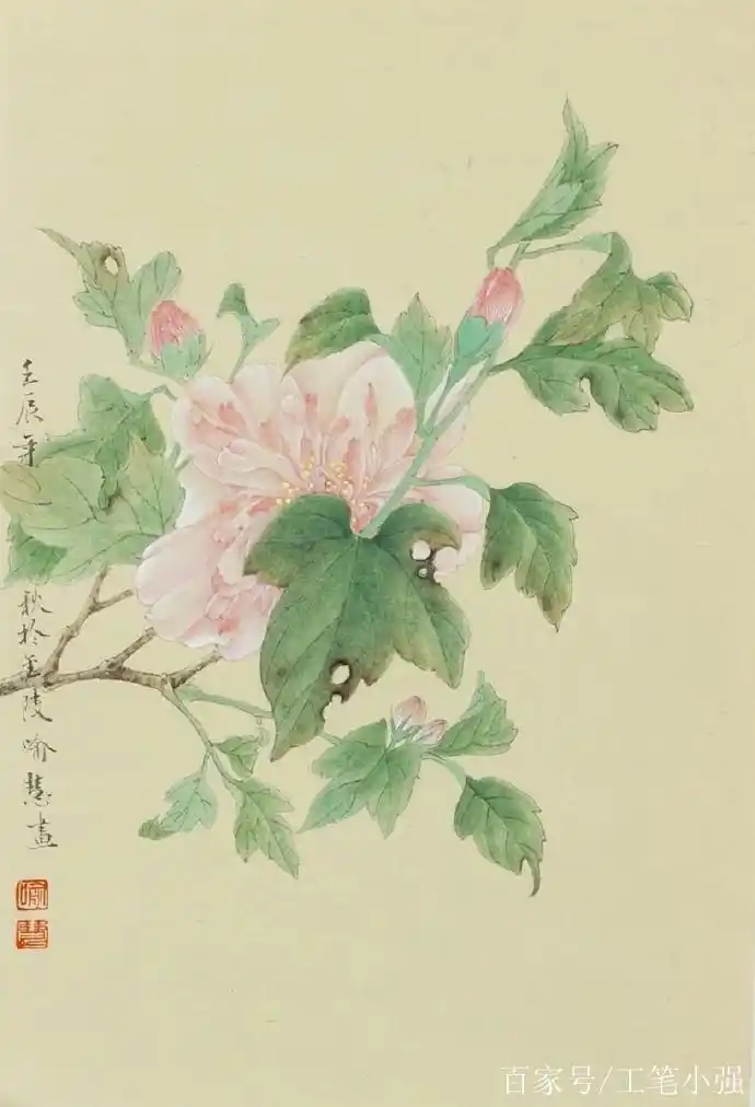 清新淡雅,喻慧工笔花鸟作品欣赏