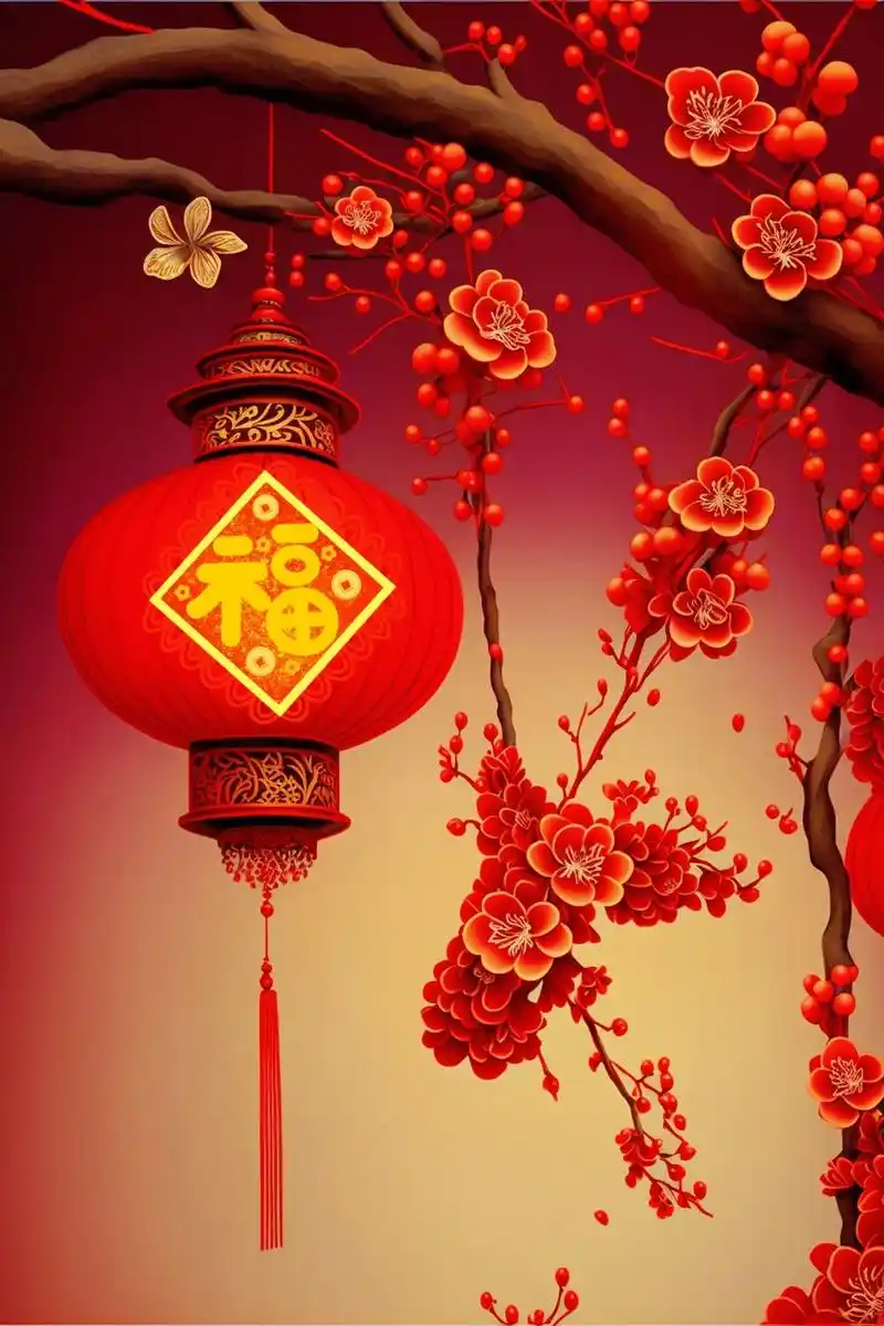 喜庆手机壁纸:喜乐平安,顺意吉祥