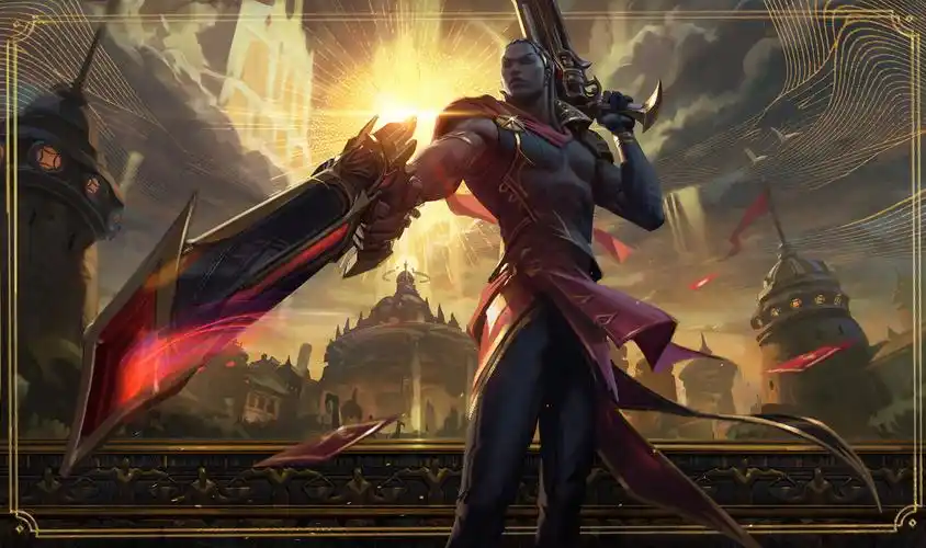 正义之枪 卢锡安 设计稿分享 cr.