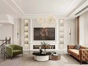 现代简约客厅装修效果图-东易日盛装饰集团官网