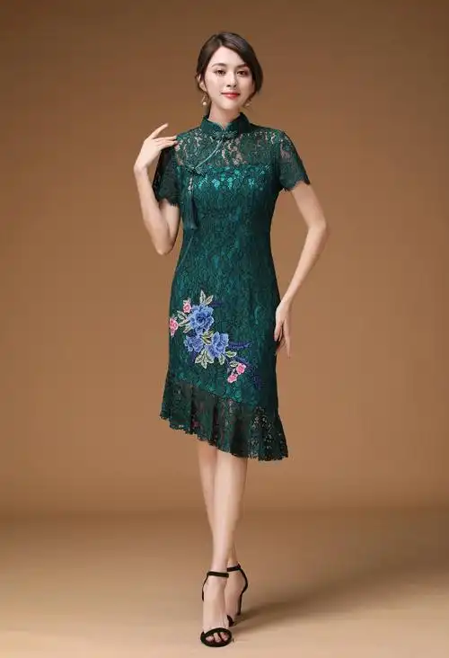 旗袍是最经典的国潮,穿起来优雅迷人很有东方风情