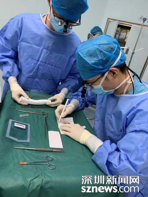 深圳第一例!"补心"手术中,医生现做"心脏零件"