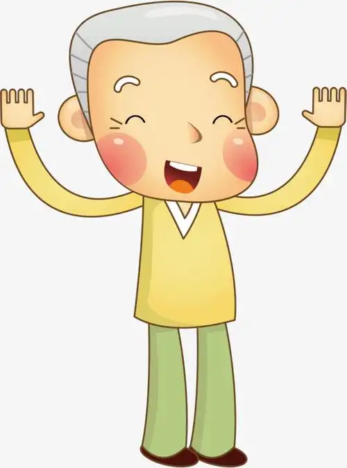 保险矢量png老人儿童单体元素人物