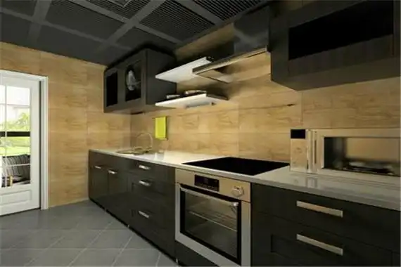 厨房橱柜原木色风水好_厨房橱柜什么板材好_厨房橱柜台面用什么材料好