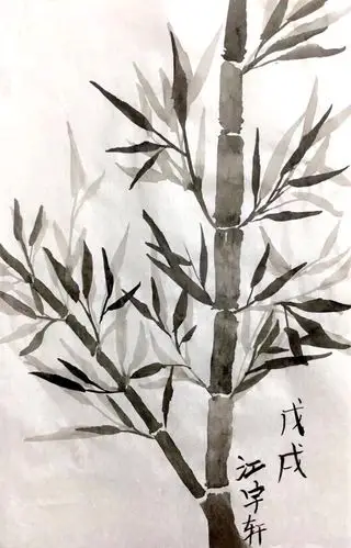 水墨国画初学.竹