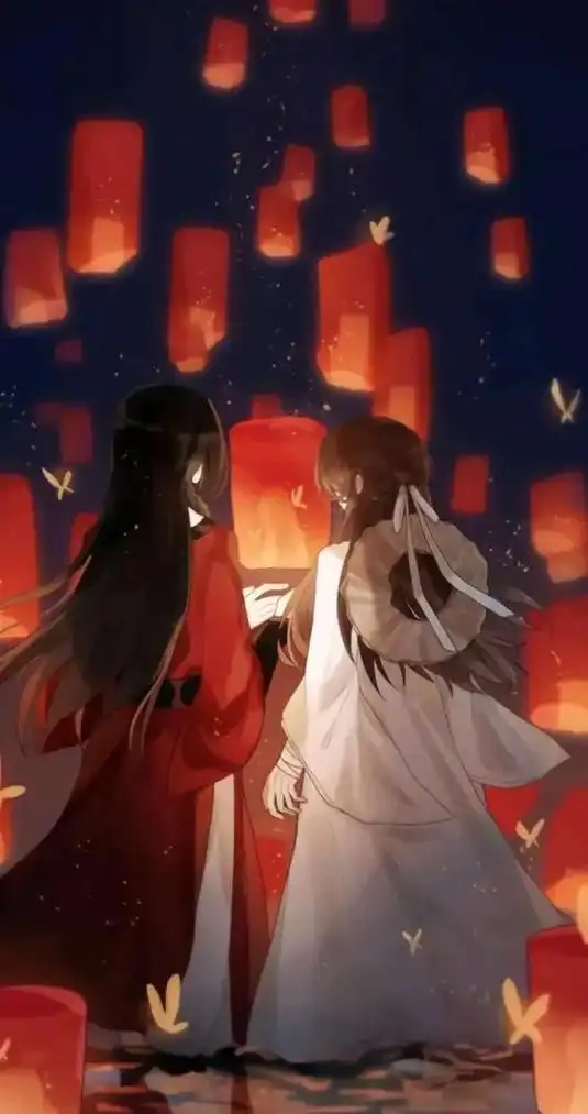 花城谢怜 "明灯三千  花开满城 #天官赐福 #墨香铜臭 - 抖音