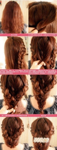 30种简单好看的扎头发方法图解