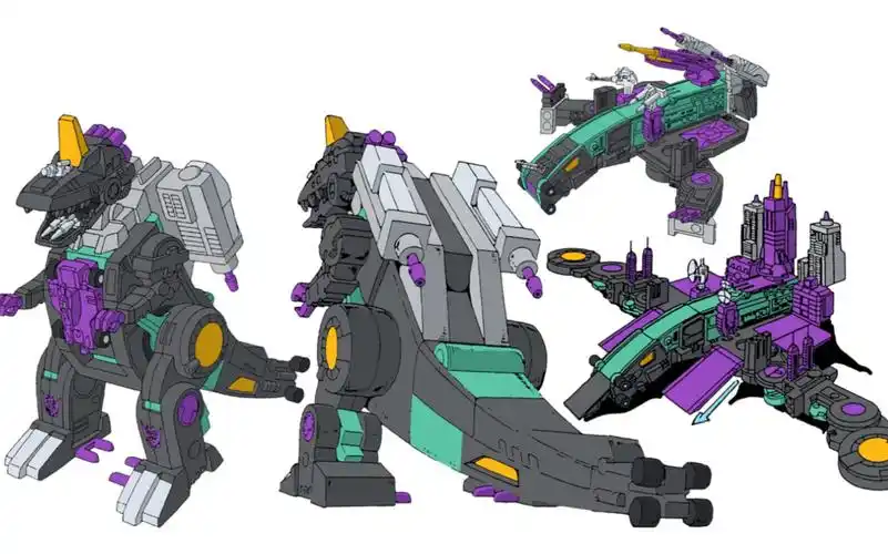 变形金刚g1动画第三季博派,狂派人物设定图集