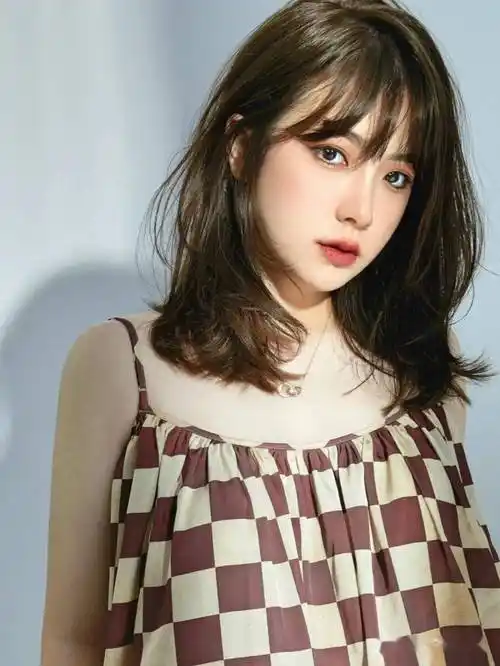 秋天超火爆款烫发锁骨烫