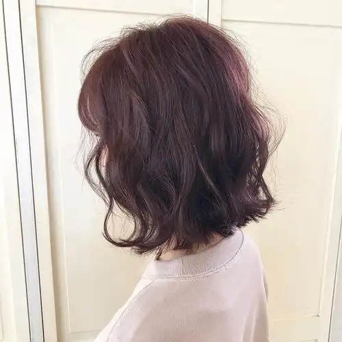 波波头烫微卷造型烫时尚流行又漂亮