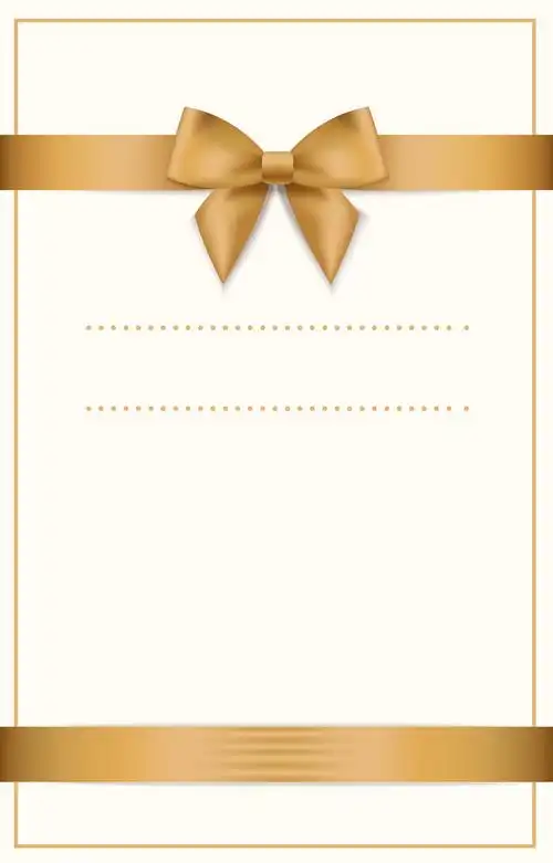 丝带宣言通知信纸海报背景素材