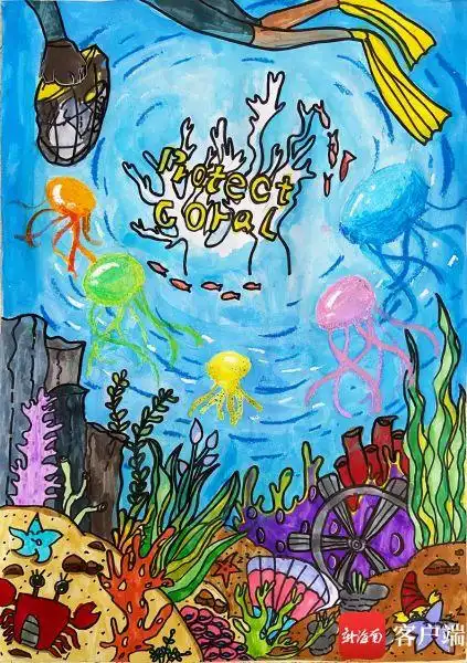 最佳作品:《拥抱蓝色海洋》文创内容设计板块着重关注作品是否具有