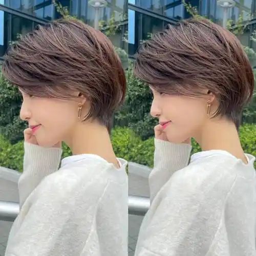 当下流行发型之美:短发带层次,蓬松且有线条感|脸型|发量_网易订阅