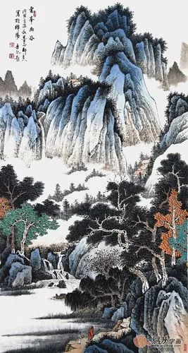 许吉尔国画赏析,山水画美景秀雅-颜良文墨的专栏 - 博客中国