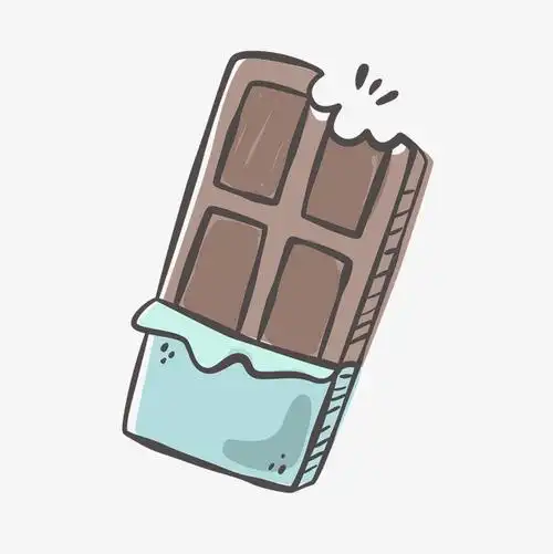 儿童节卡通巧克力矢量图