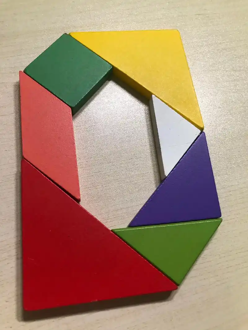 七巧板拼图,0-9加油94 - 抖音